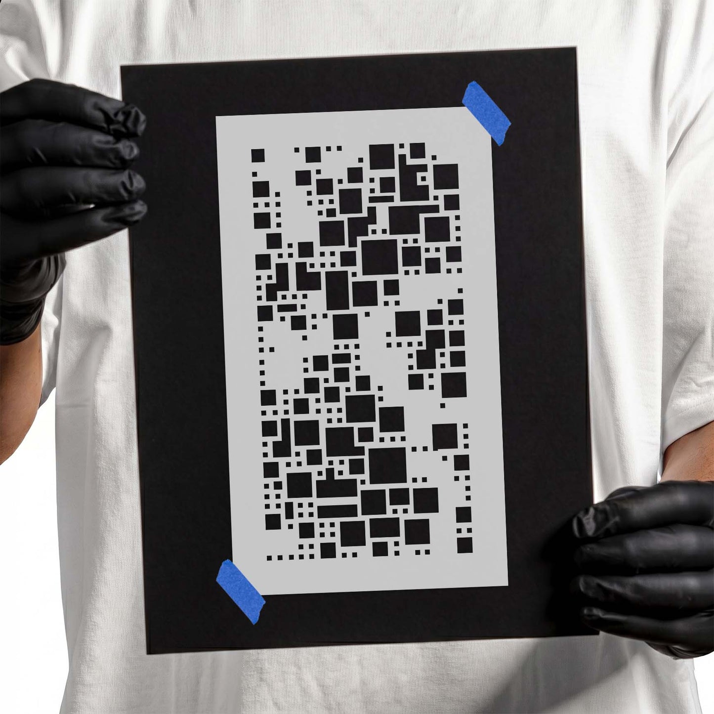 Squares Pattern Stencil
