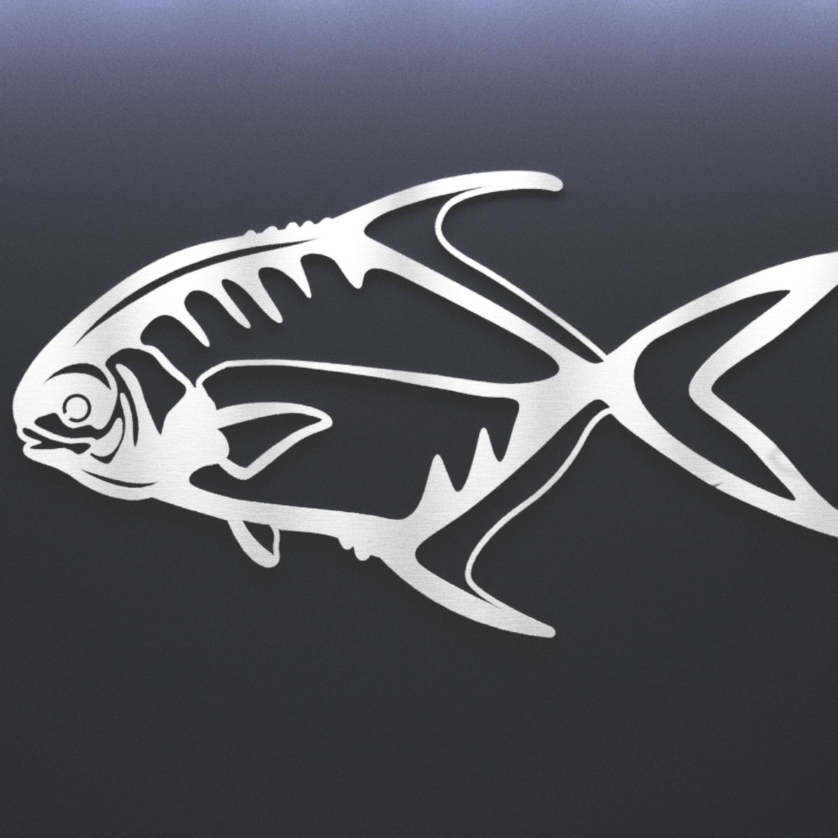 Steel Permit Fish Wall Art