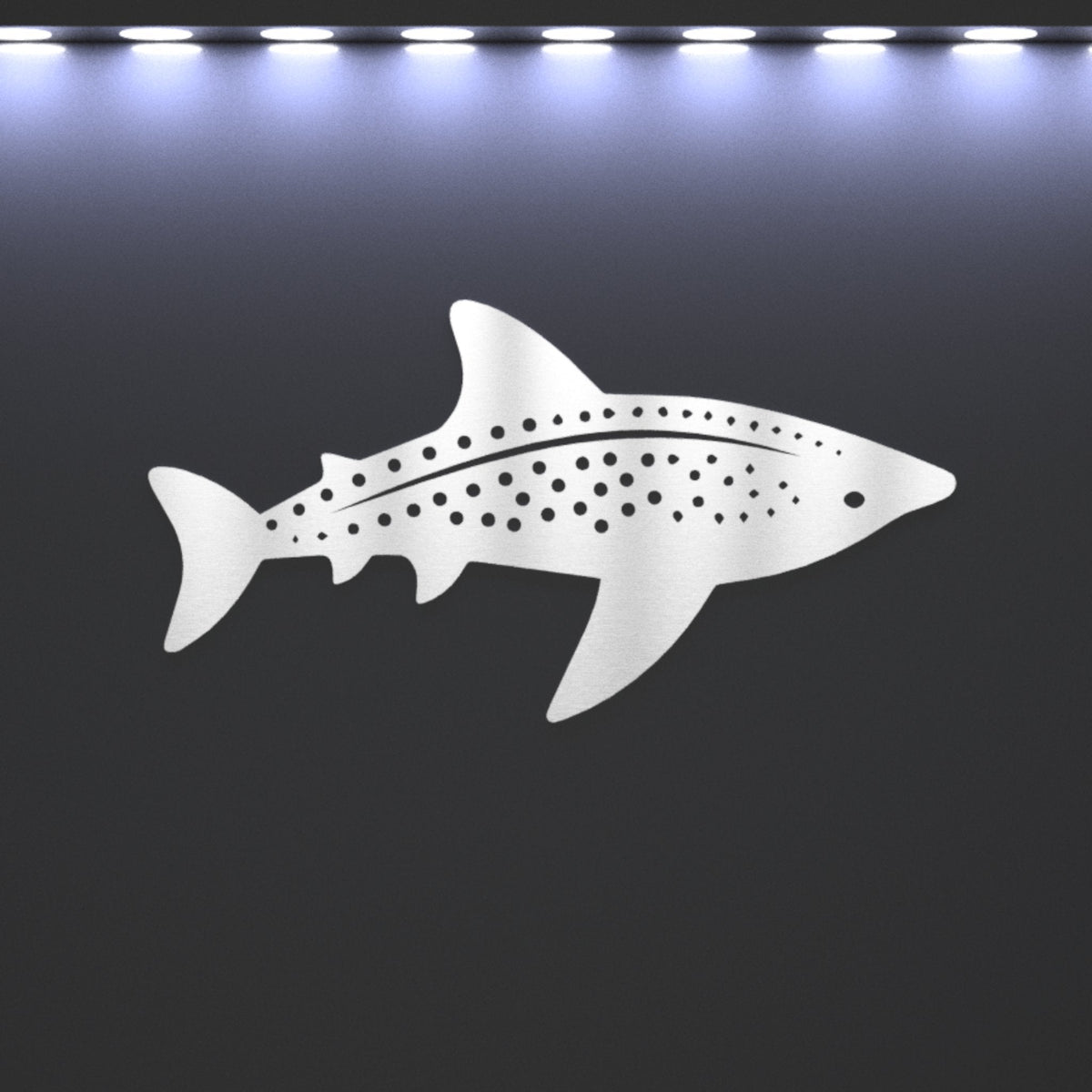 Steel Whale Shark Wall Art
