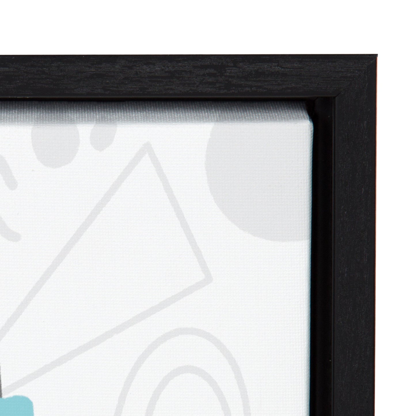 Sylvie Boom Box Boy 1 Framed Canvas by Molly Fabiano, Black 18x24