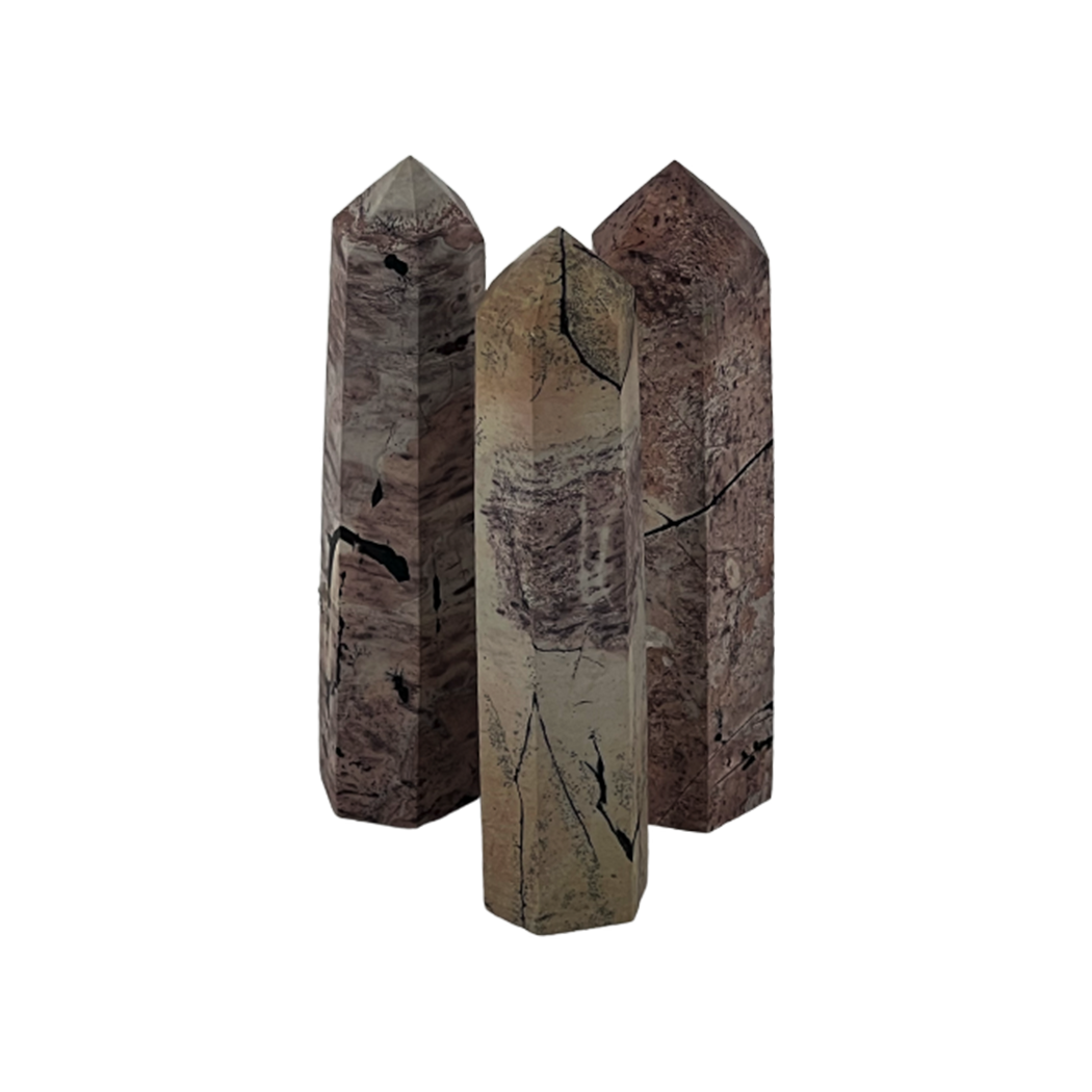 Terra Jasper Crystal Tower