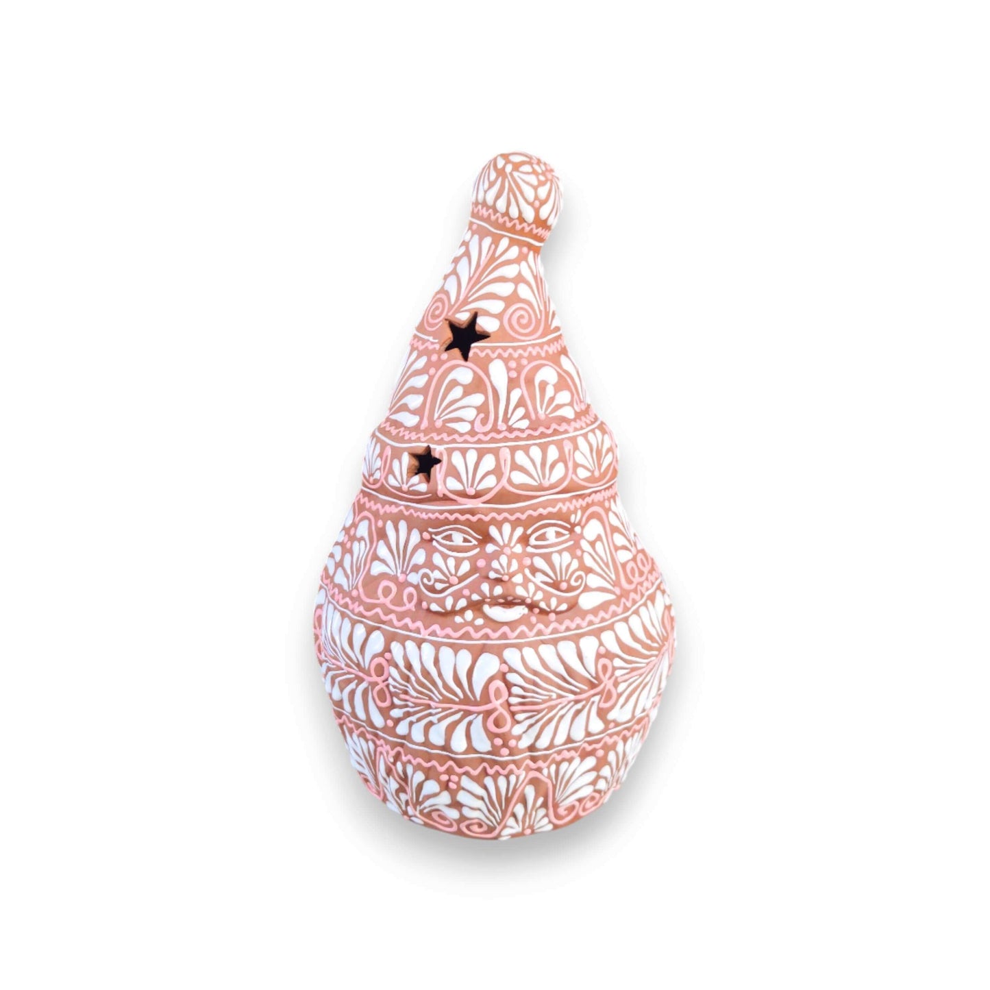 Terracotta Talavera Santa | Handmade Holiday Statue