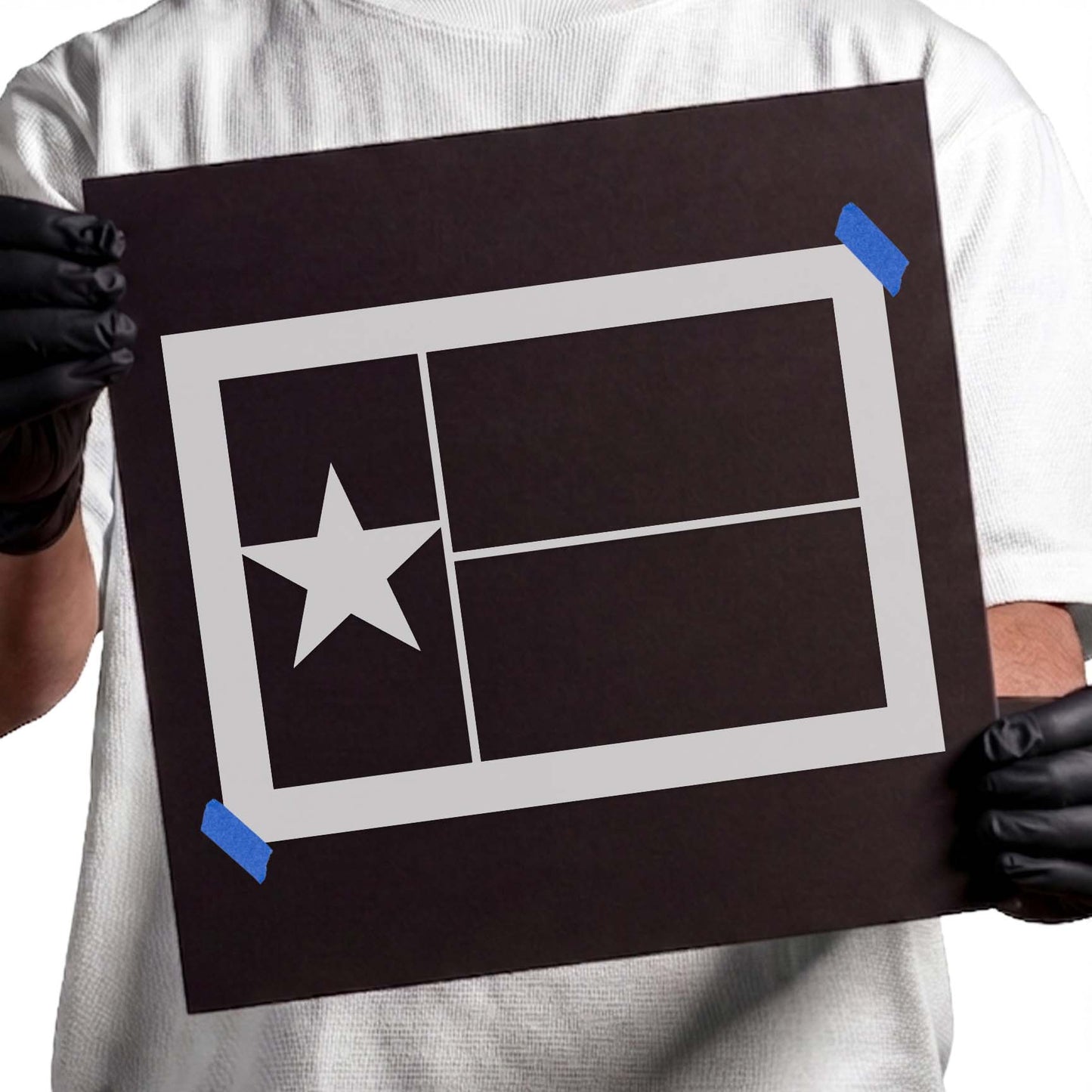 Texas State Flag Stencil