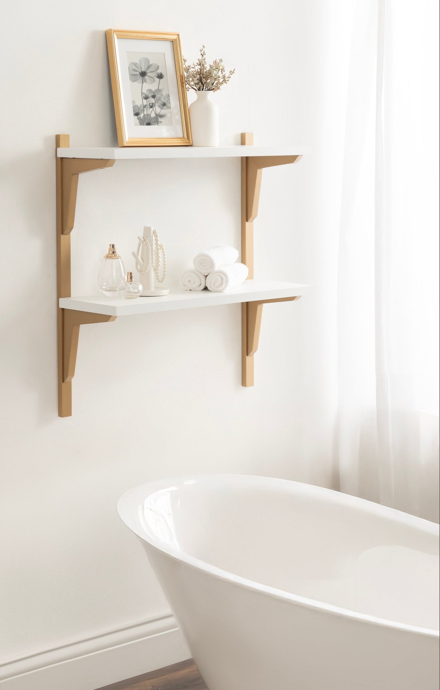 Meridien Wood Wall Shelf