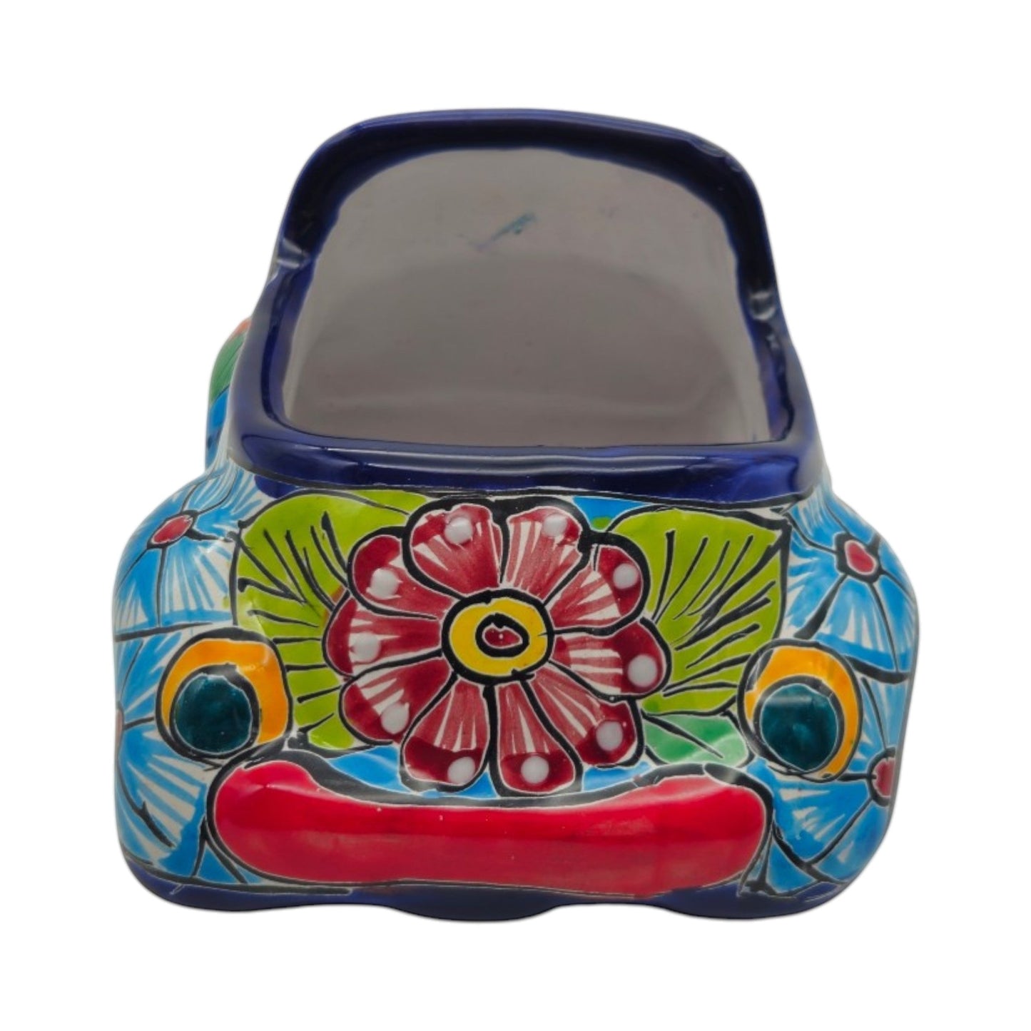 Small Talavera Car Planter | Ceramic Car Statue