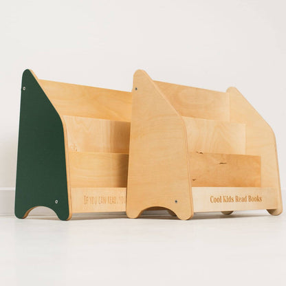 Montessori bookshelf for toddlers