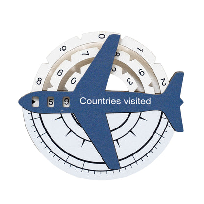 Travel Tracker 3D Colored Wooden World Map – Cruise
