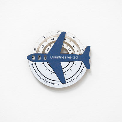 Travel Tracker 3D Wooden World Map