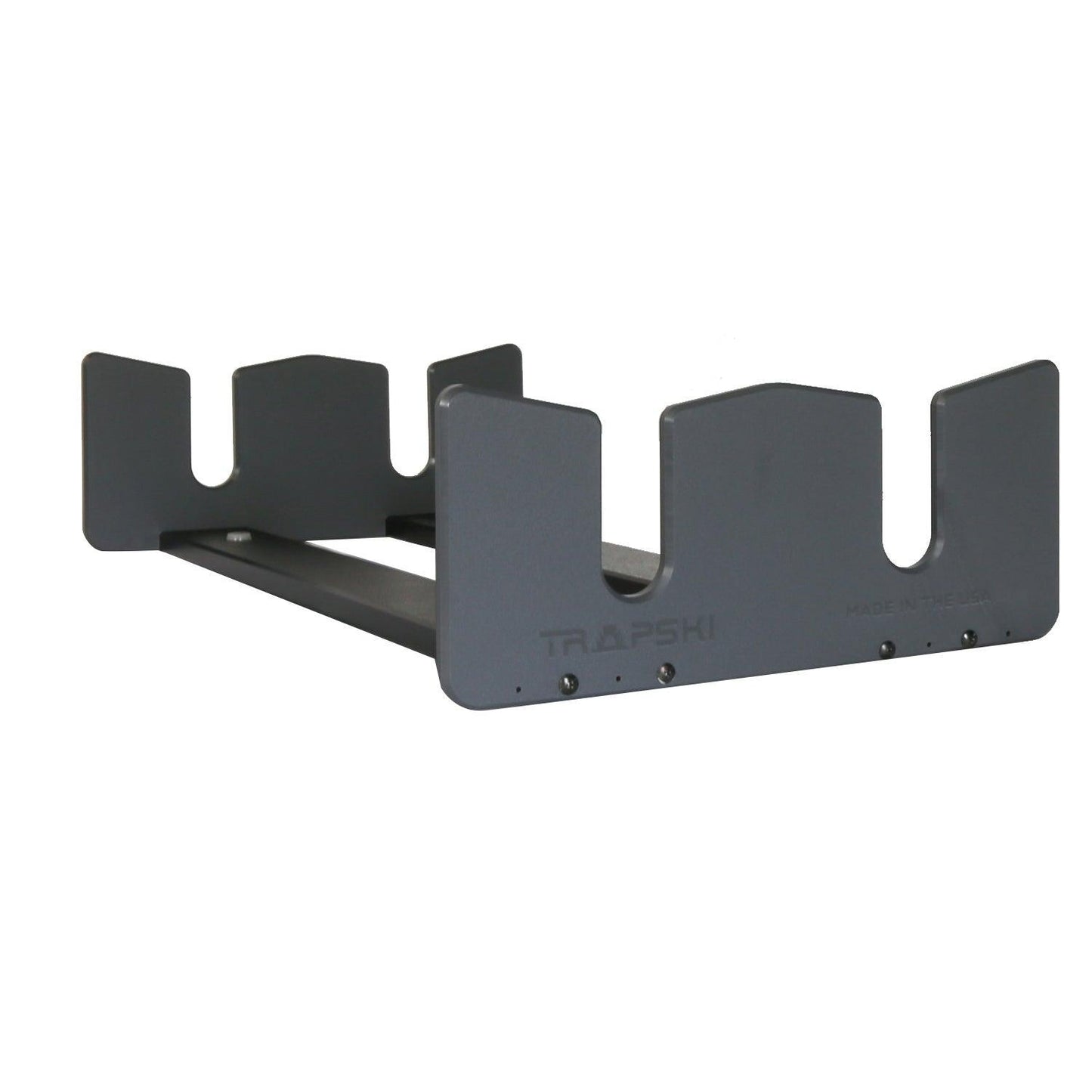 TRAPSKI Traveler Rack for Dual/Double Ski Travel Bags | Rack Insert is for Skis Only | High Quality Marine Grade HDPE Plastic | Slot Inserts & Strap Included | Made in the USA