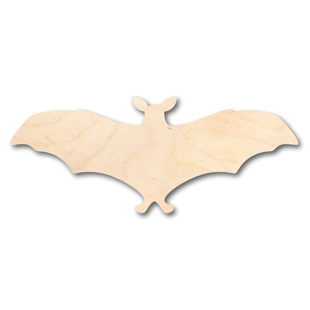 Unfinished Wood Bat Shape - Animal - Craft - up to 46" DIY