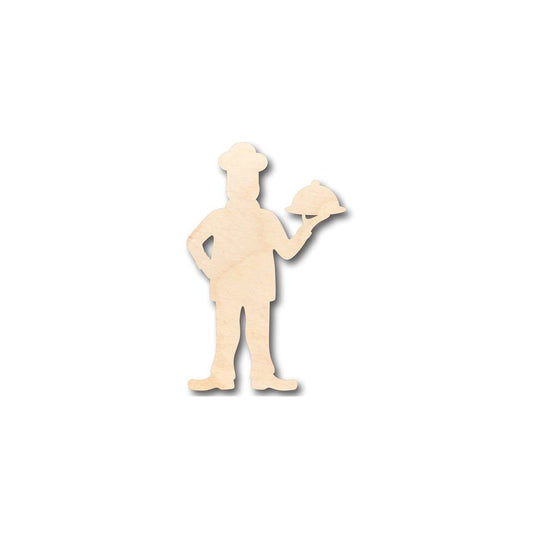 Unfinished Wood Chef Hat Shape - Kitchen - Craft - up to 46" DIY