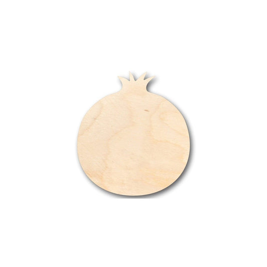 Unfinished Wood Pomegranate Shape - Fruit - Craft - up to 46" DIY