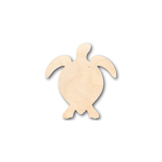 Unfinished Wood Sea Turtle Shape - Ocean - Nursery - Craft - up to 46" DIY