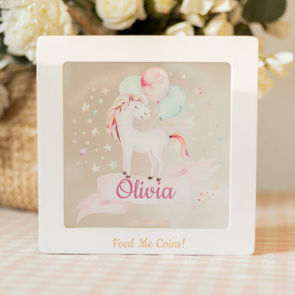 Personalized Acrylic Box - Unicorn