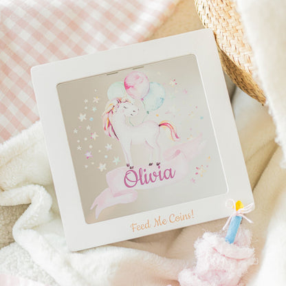 Personalized Acrylic Box - Unicorn