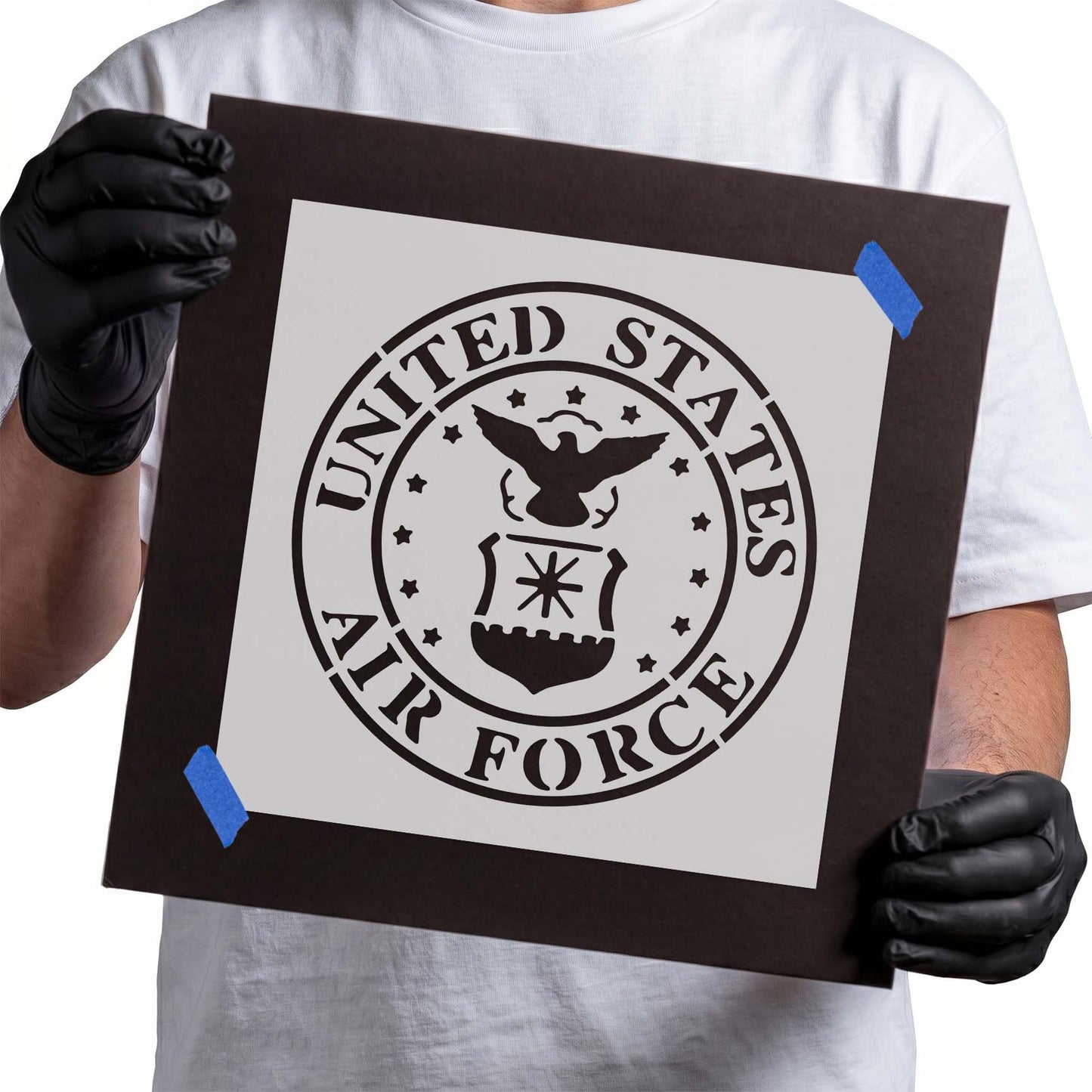 United States Air Force Crest Stencil