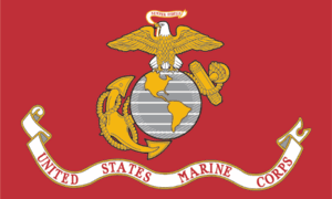 Marine Corps Flag 4ft X6ft Nylon By Valley Forge.