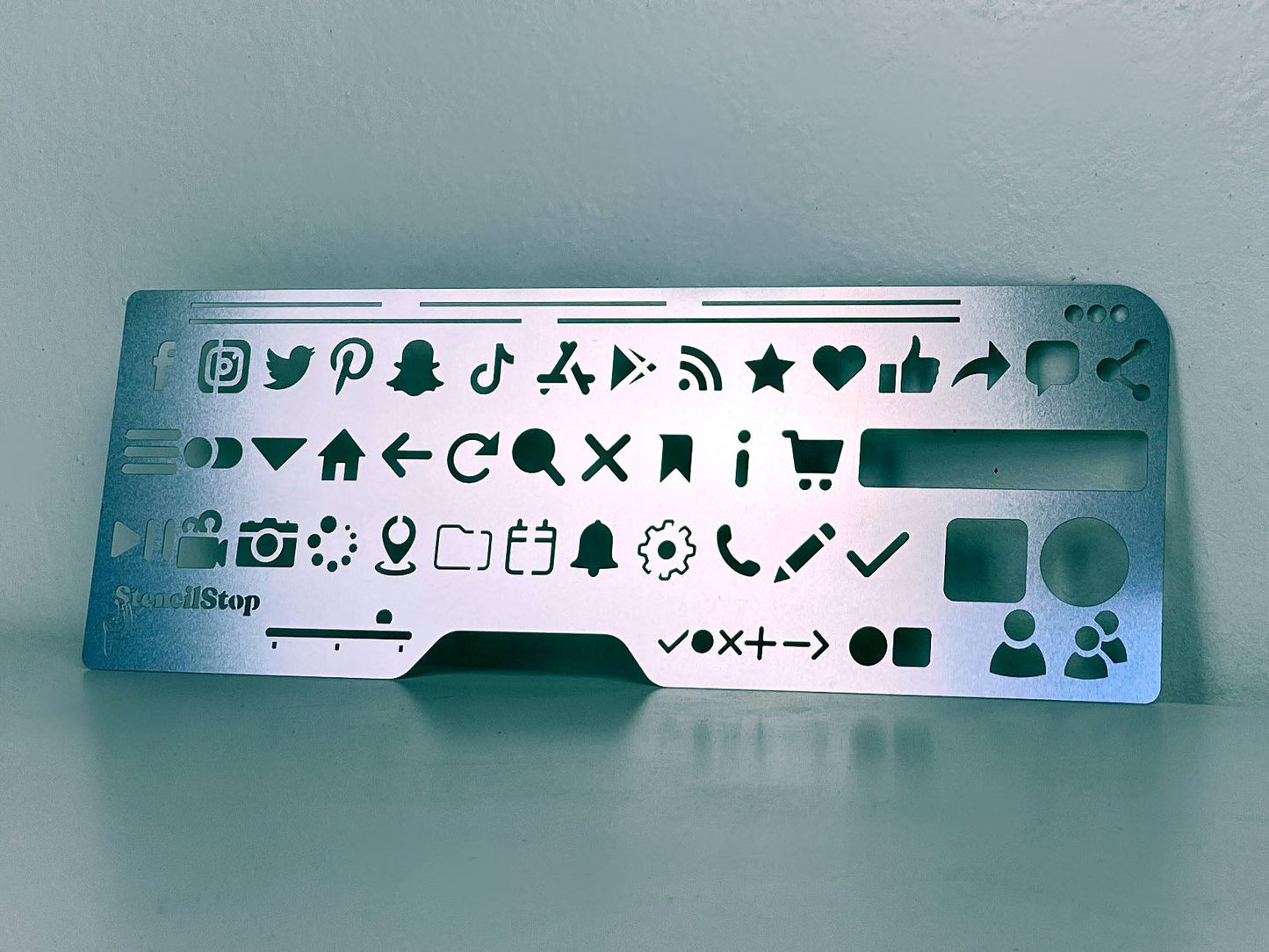 UX Design Stencil, Stainless Steel