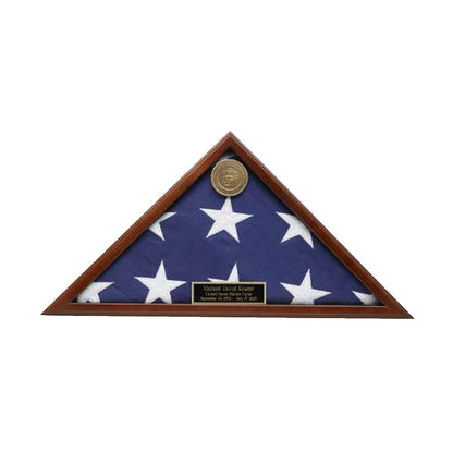 Veteran American Flag Display Case