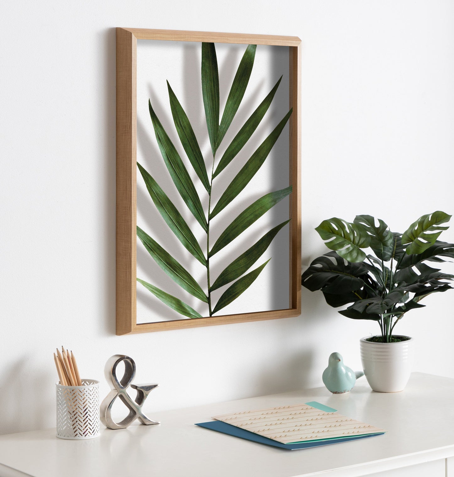 Blake Botanical 5F Framed Printed Glass by Amy Peterson