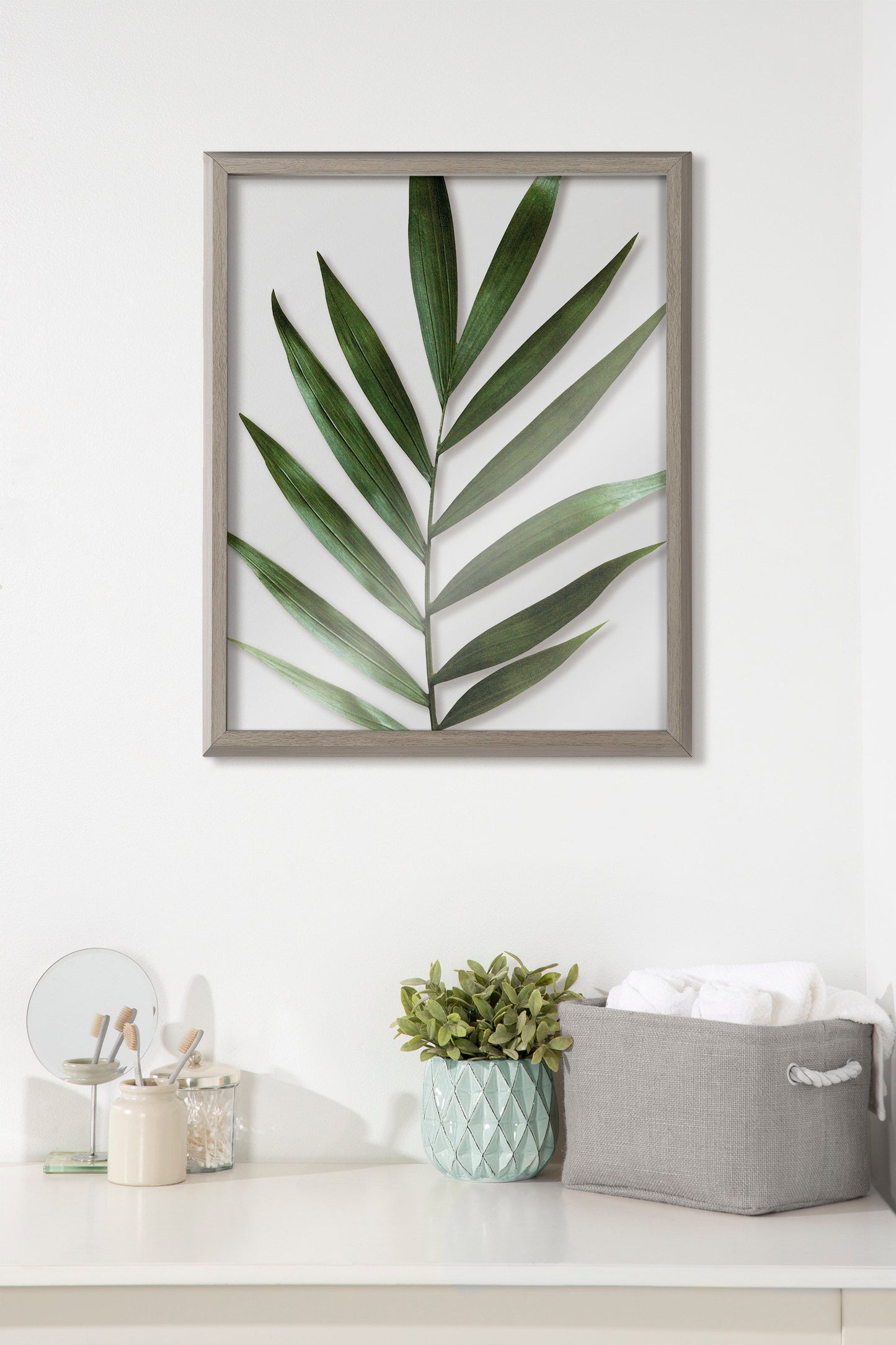 Blake Botanical 5F Framed Printed Glass by Amy Peterson