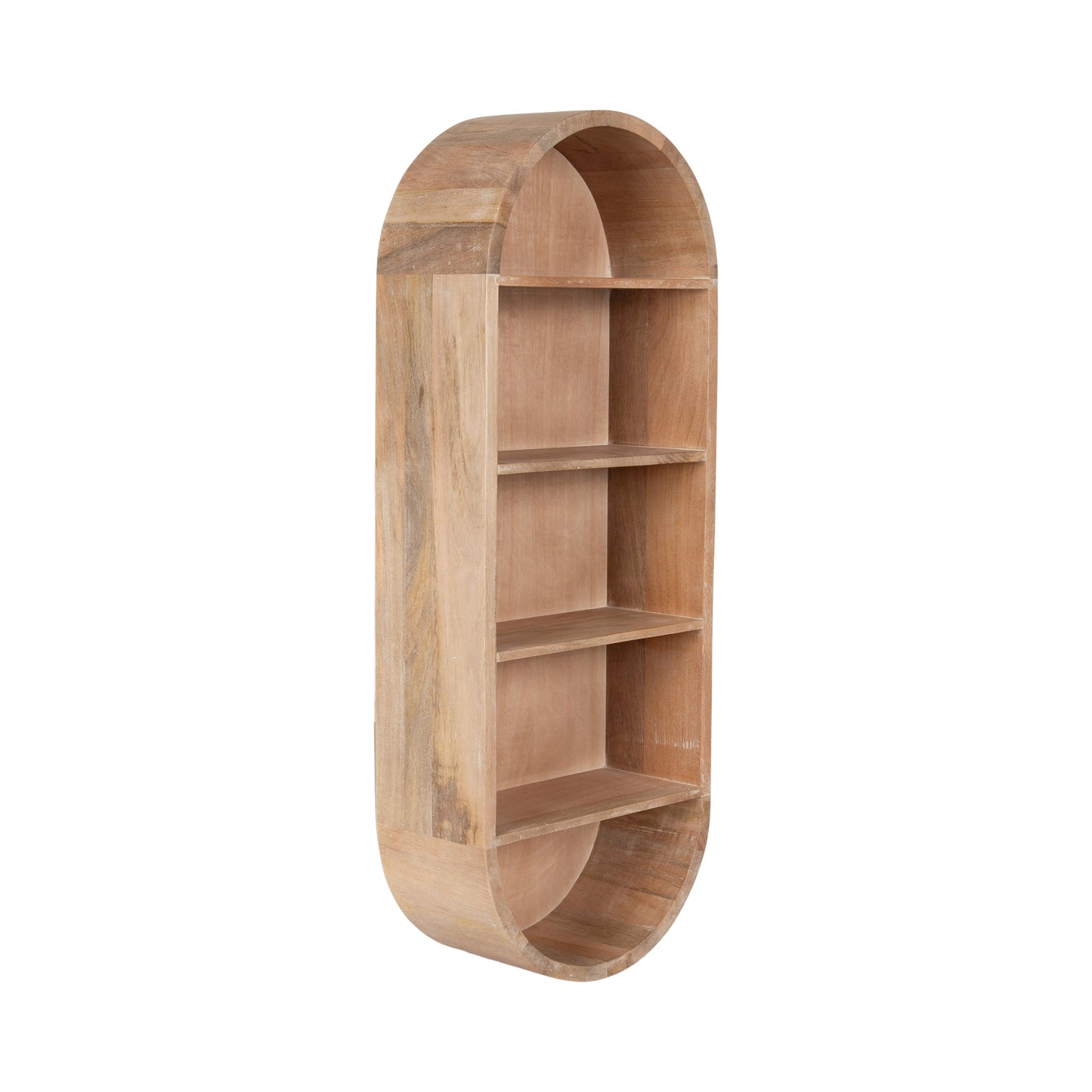 Hutton Wood Capsule Wall Shelf