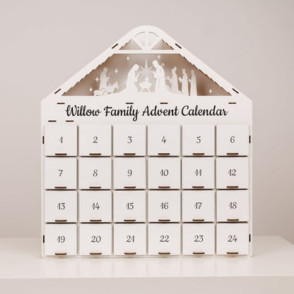 Christmas Advent Calendar - White