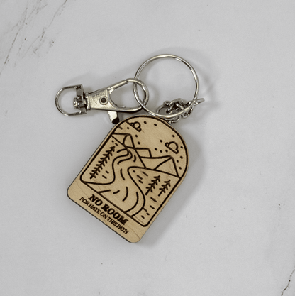 Wood Keychain | No Hate Trail - Arch