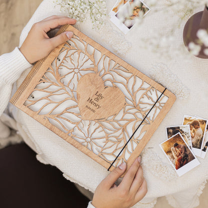 Wooden Photo Album - Bloomheart