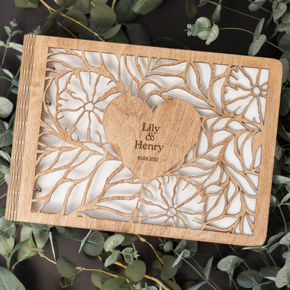 Wooden Photo Album - Bloomheart