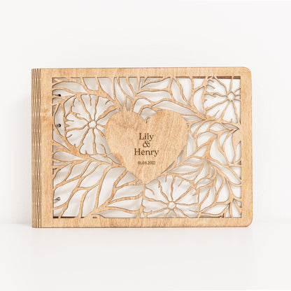 Wooden Photo Album - Bloomheart