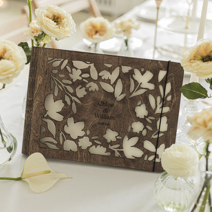 Wooden Photo Album - Floret