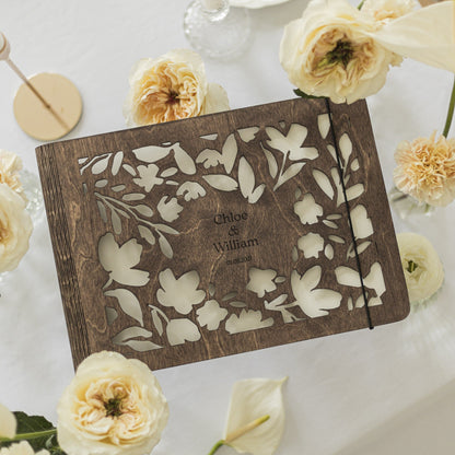 Wooden Photo Album - Floret