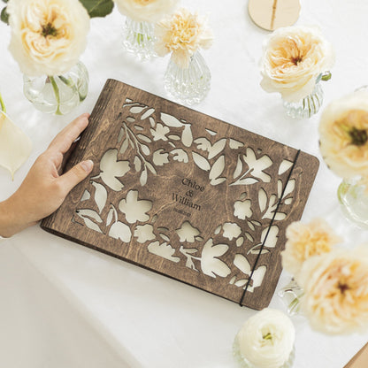 Wooden Photo Album - Floret