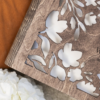 Wooden Photo Album - Floret