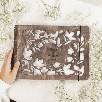 Wooden Photo Album - Floret