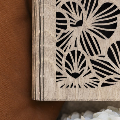 Wooden Photo Album - Orchid