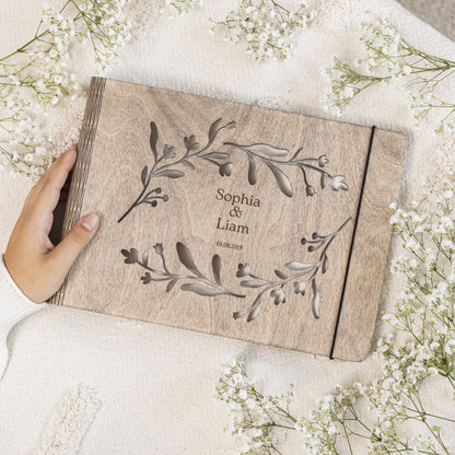 Wooden Photo Album - Vine