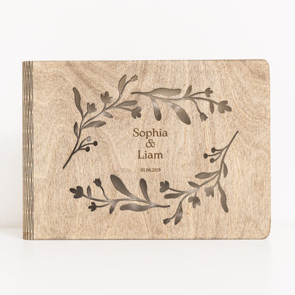 Wooden Photo Album - Vine