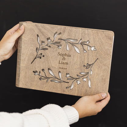 Wooden Photo Album - Vine