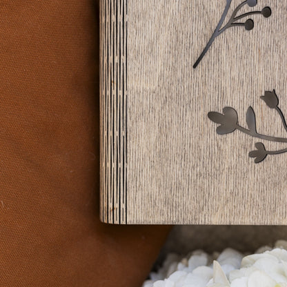 Wooden Photo Album - Vine