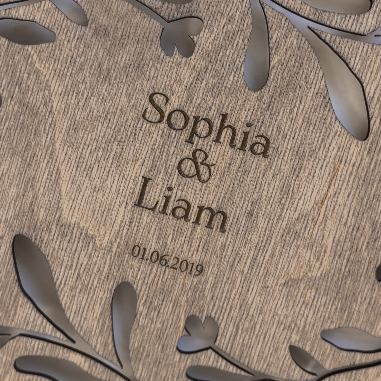 Wooden Photo Album - Vine