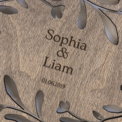 Wooden Photo Album - Vine