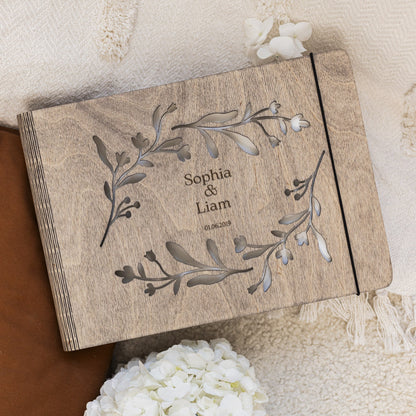 Wooden Photo Album - Vine