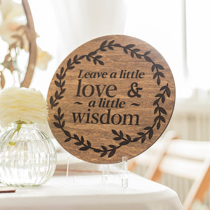 Memory Sign Acrylic Circle