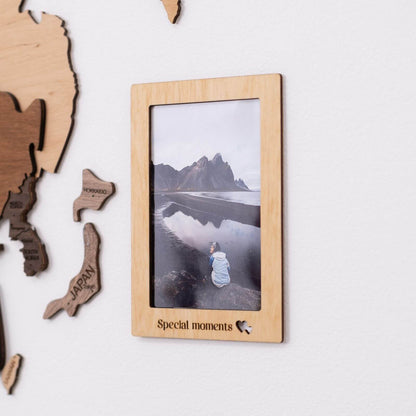 Set of 9 Wooden Photo Frames