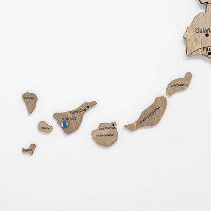 Wooden Map of Spain – Terra