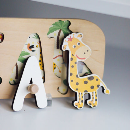 Safari Name Puzzle