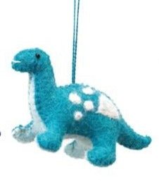 Wool Felt Dinosaur Ornament