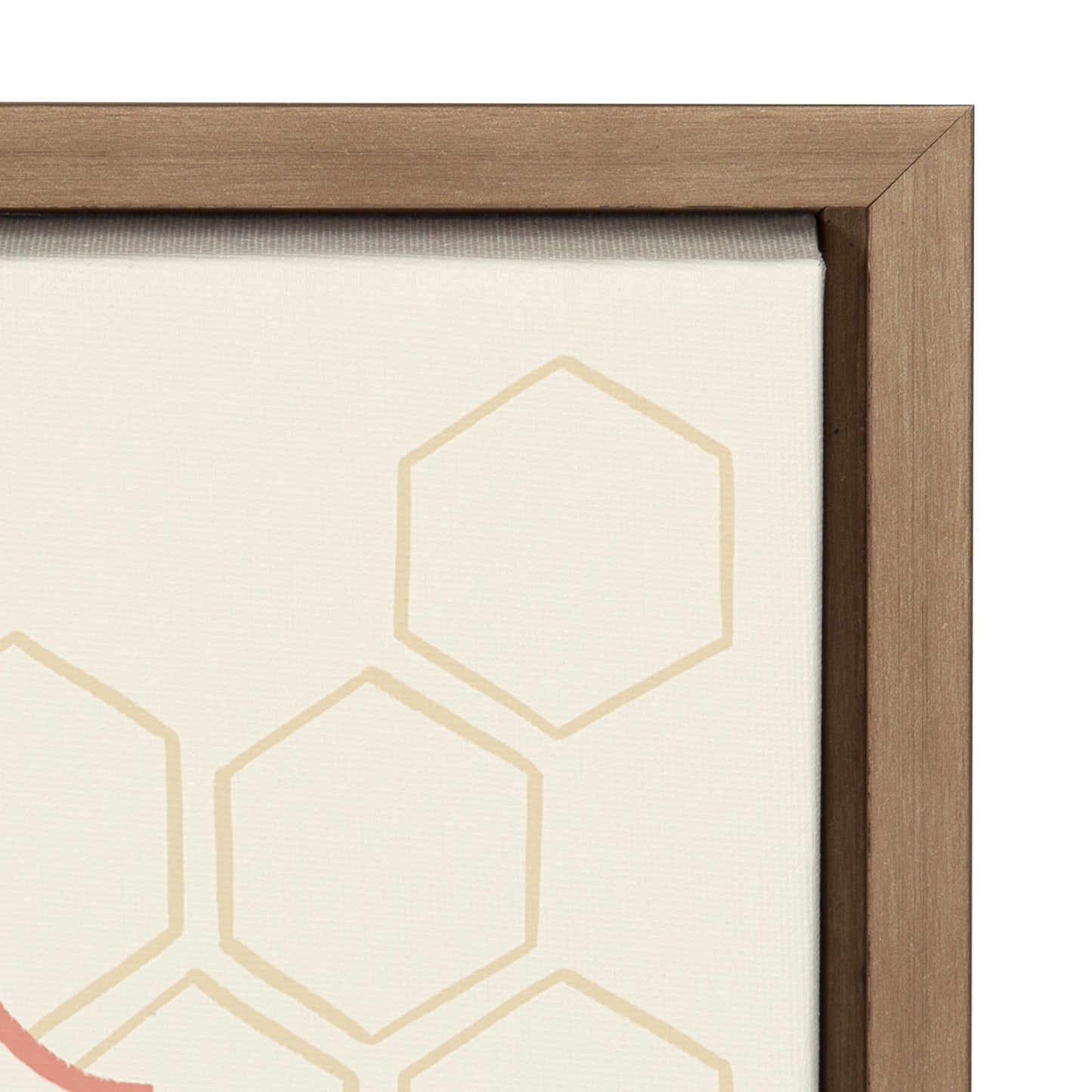 Sylvie Sweet Simple Things Framed Canvas by Valerie McKeehan of Lily and Val, Gold 18x24